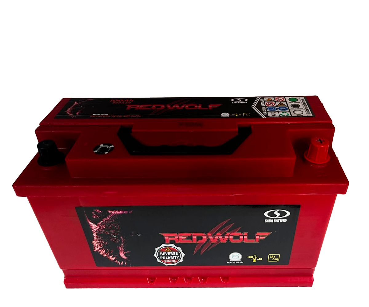 Аккумулятор, RED Wolf, 100 Ah, 900 A, прямая полярность