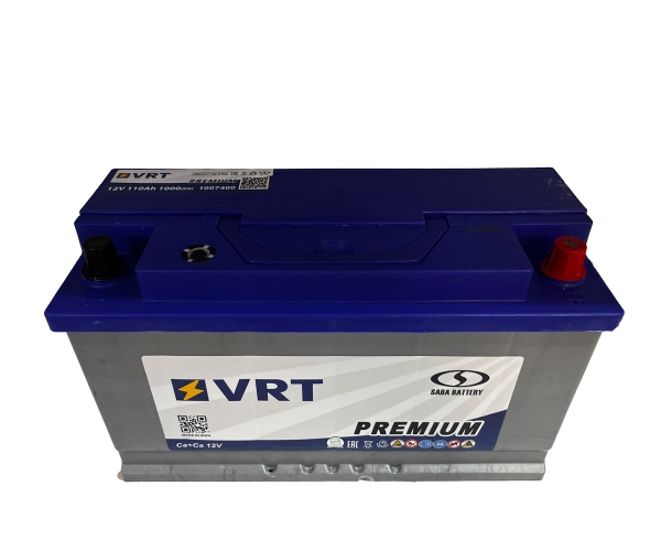 Аккумулятор, VRT PREMIUM, 110 Ah, 1000 А, обратная полярность